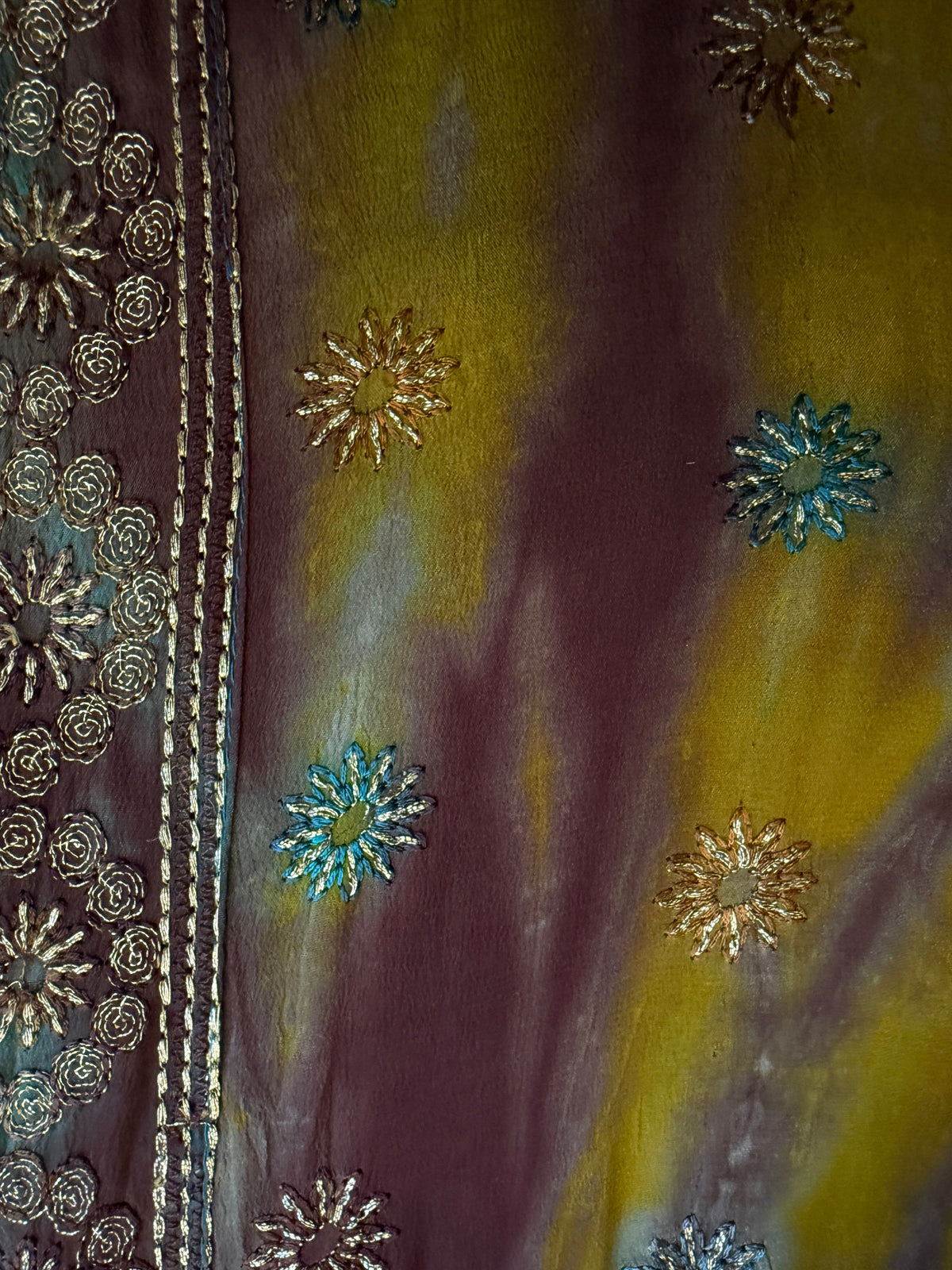 How a vintage silk sari becomes a new unique piece of garment