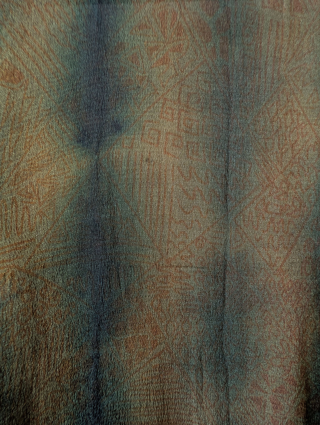 The Freedom fabric detaisl natural silk unique piece of garment Yayavara Creation