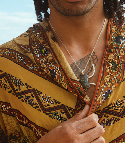Desert Sun kimono silk jacket