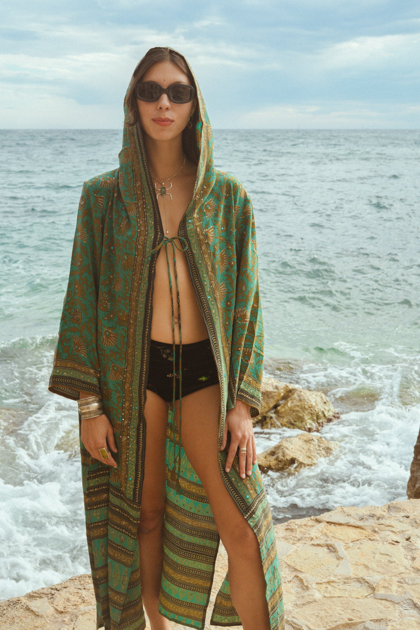 Emerald Dream Silk Kimono