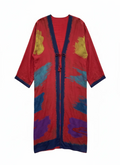 Flatlay Frontside Yayavara Creation The Eternal long silk kimono jacket