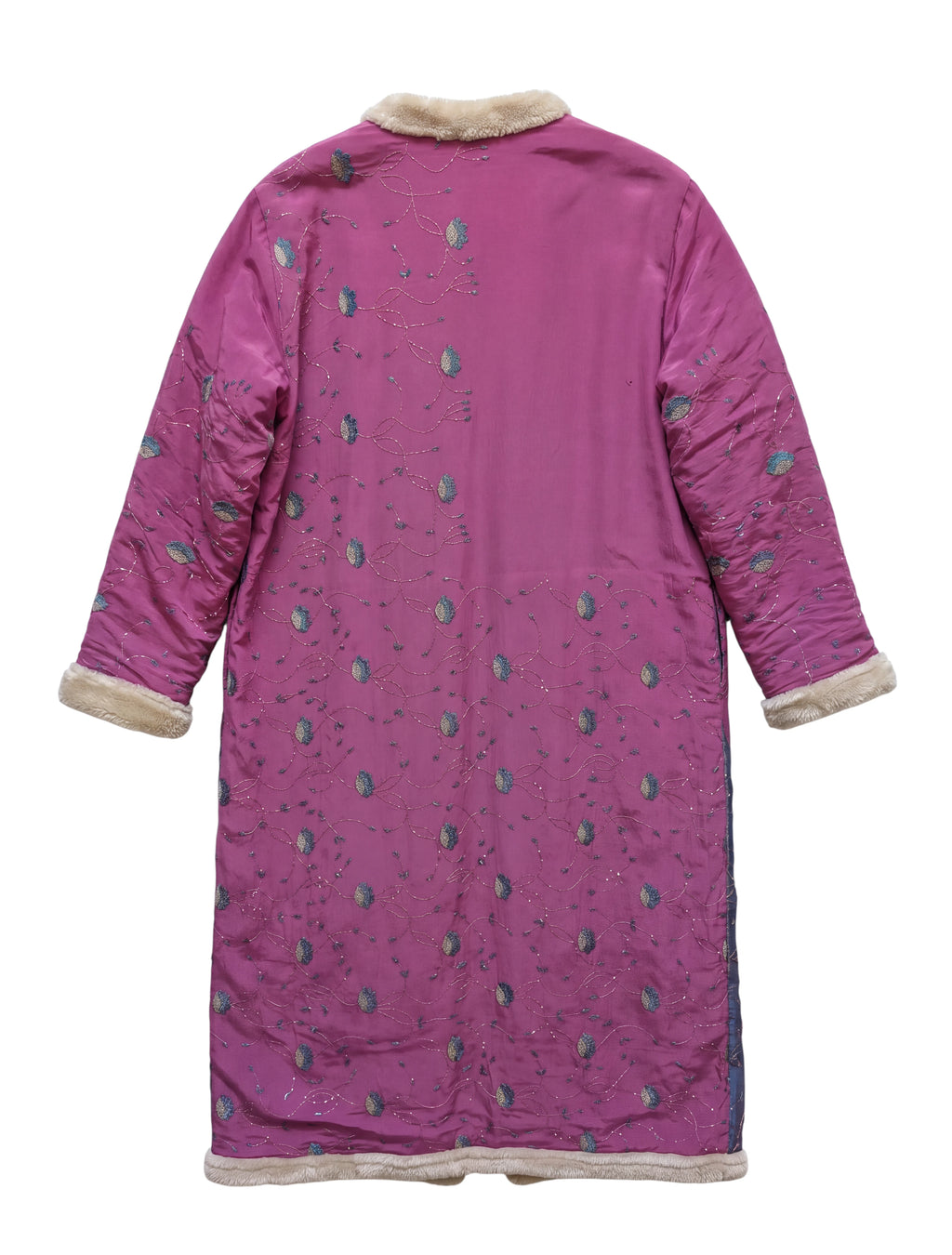 Flatlay backside The Magical natural silk coat Yayavara Creation