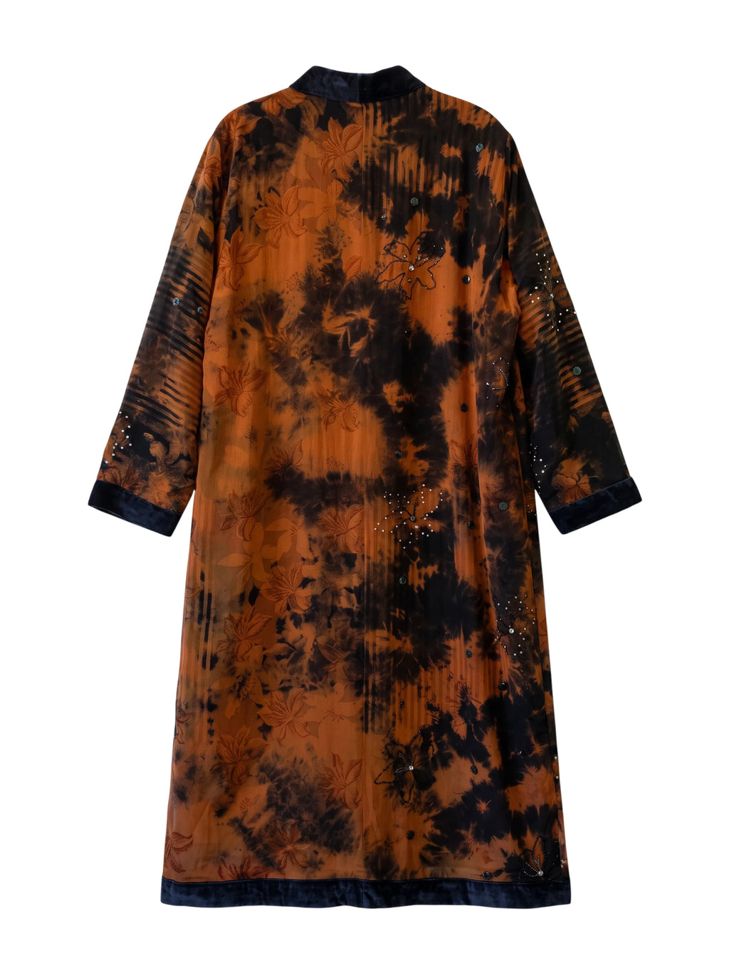 The Ceremonial · The Chosen Silk · Pure silk garment with handmade embroidery, sustainable fashion, unique piece