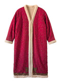 Flatlay frontside The Magical Sensual Red handmade golden embroidery Yayavara Creation