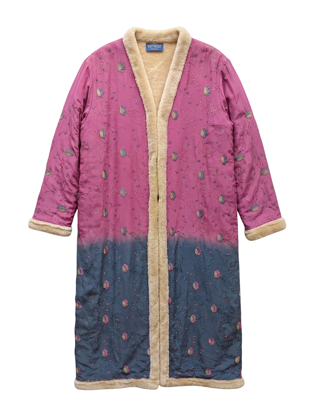 Flatlay frontside The Magical natural silk coat Yayavara Creation