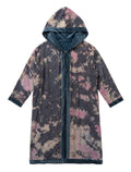 The Ritual Hooded long sleeves coat with cotton velvet lining and handmade embroidery unisex collection consciously made Yayavara Creation