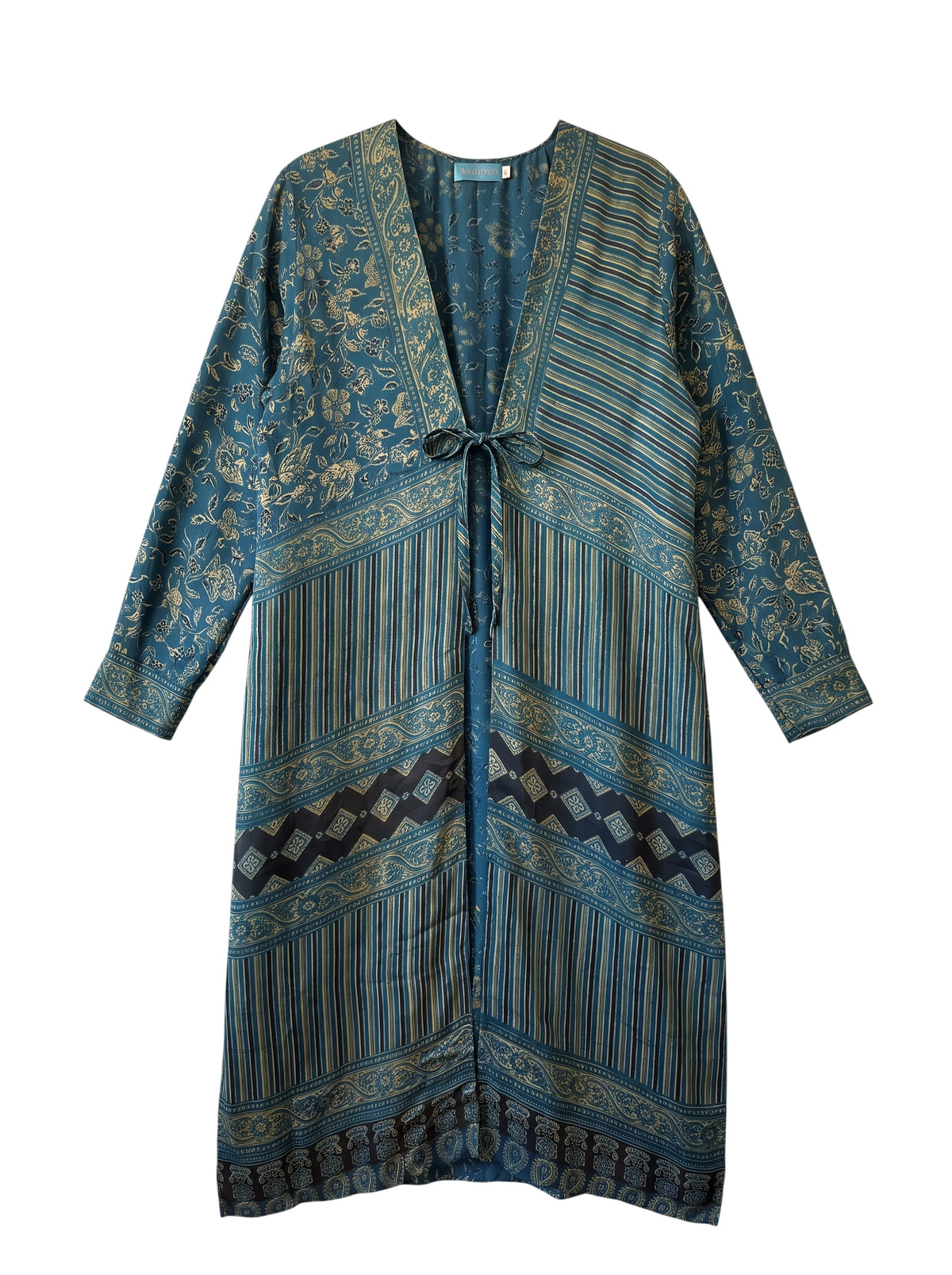 The Eternal · The Irreplaceable · One of a kind pure silk garment, boho chic, handmade embroidery, Yayavara Creation