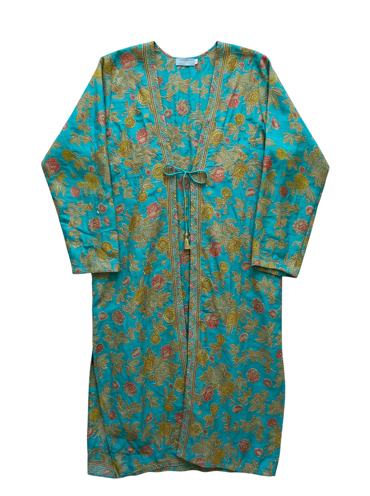 The Eternal · The Ikigai · Pure silk garment with handmade embroidery, sustainable fashion, unique piece