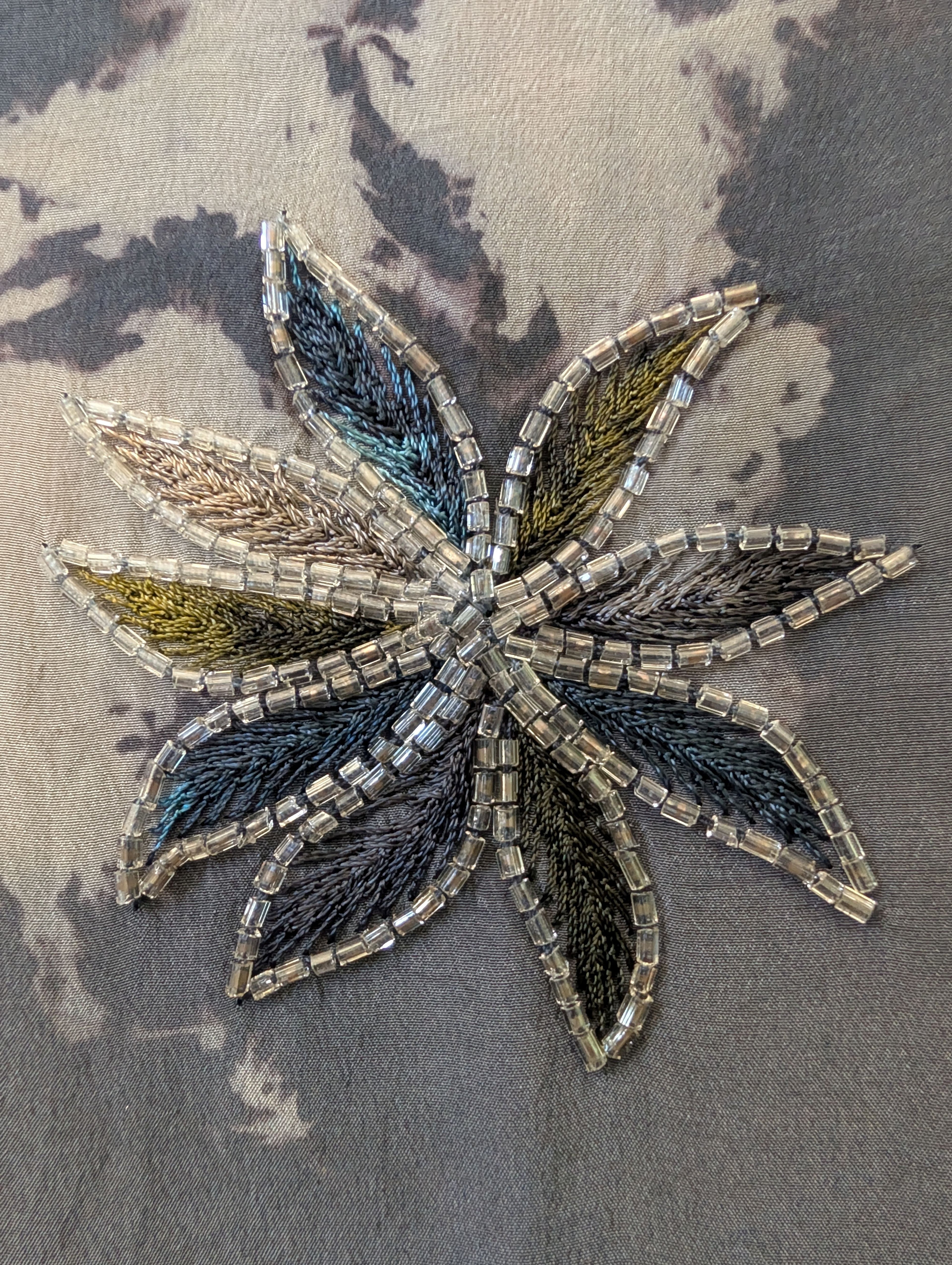Handmade embroidery details