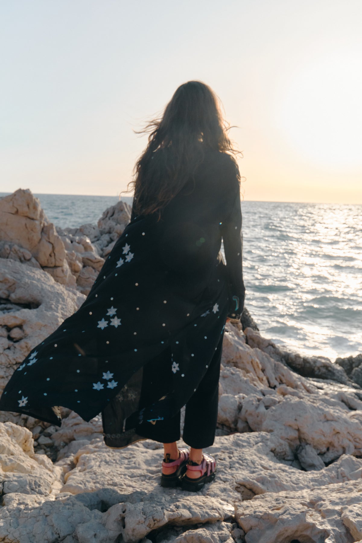 The Eternal long silk kimono jacket by Yayavara Creation
