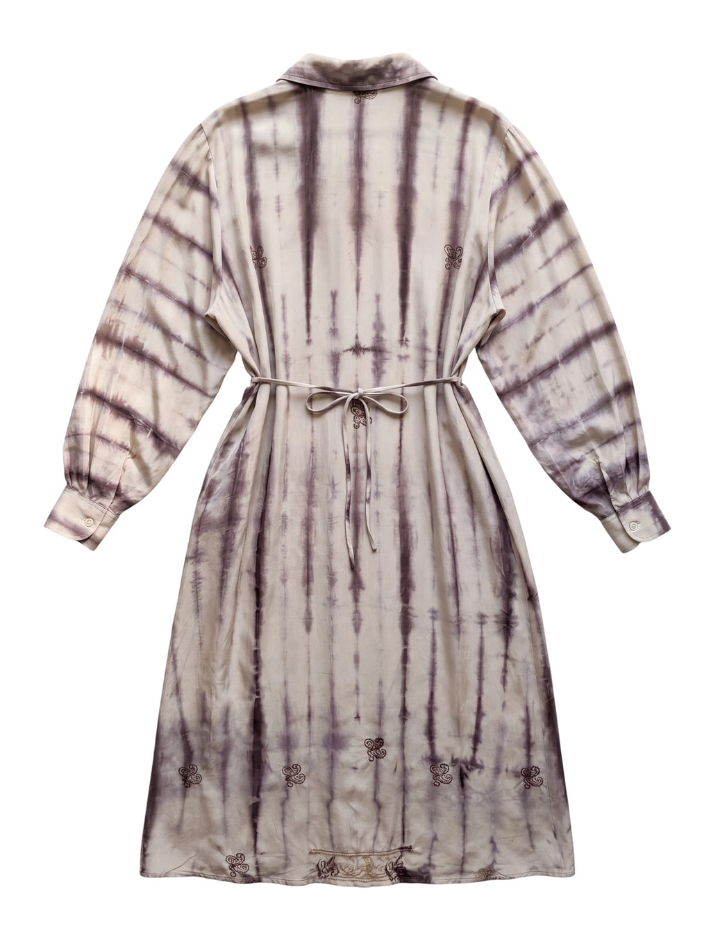 The Freedom wrap dress made of 100% natural silk sustainable luxury healthy fabric by Yayavara Creation