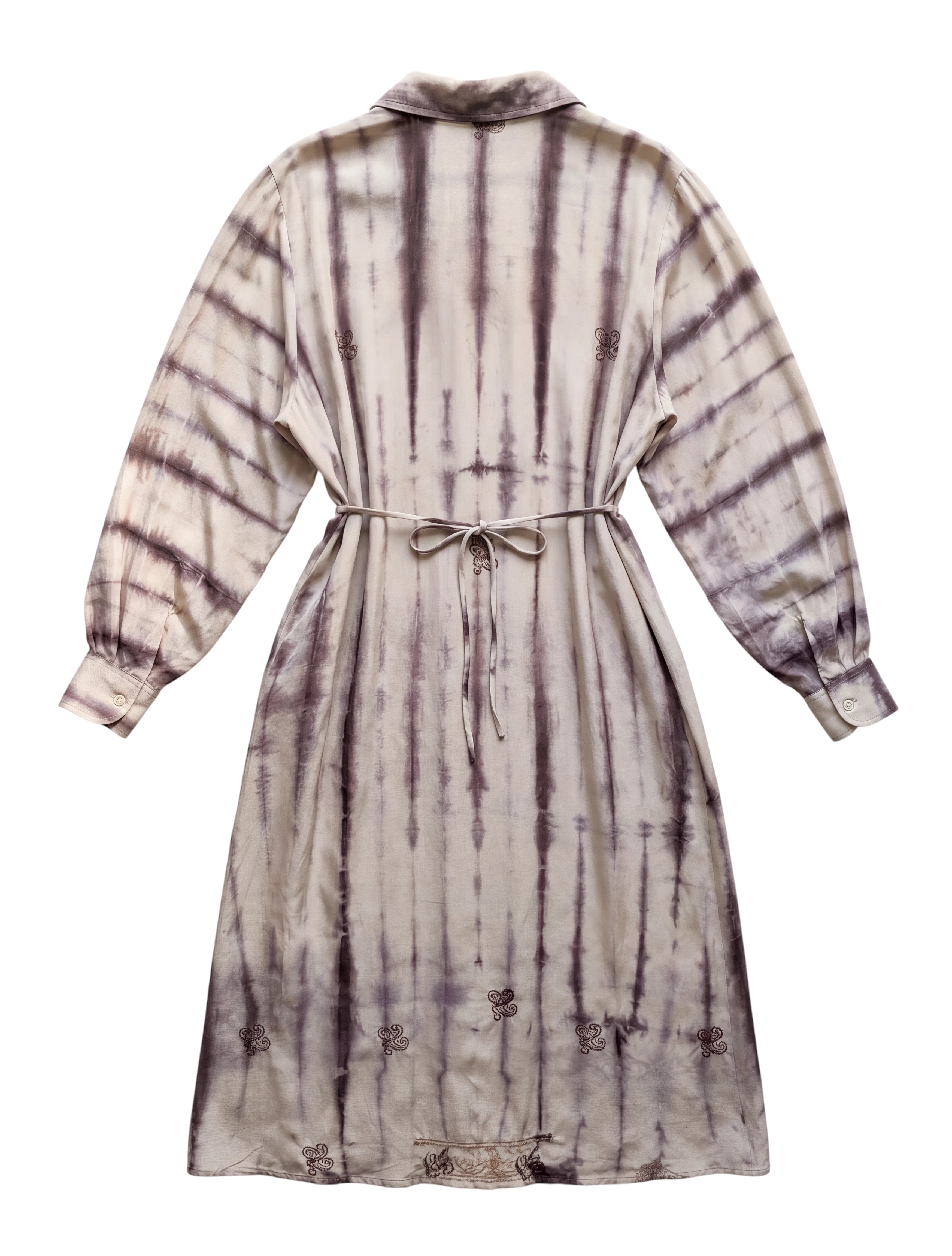 The Freedom wrap dress made of 100% natural silk sustainable luxury healthy fabric by Yayavara Creation