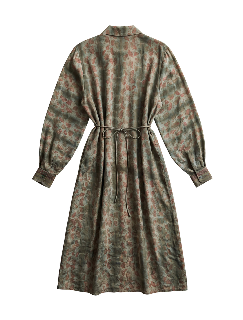 The Freedom wrap dress natural chinon silk conscious fashion ethical fashion conscious living unique garment handmade one of a kind garment