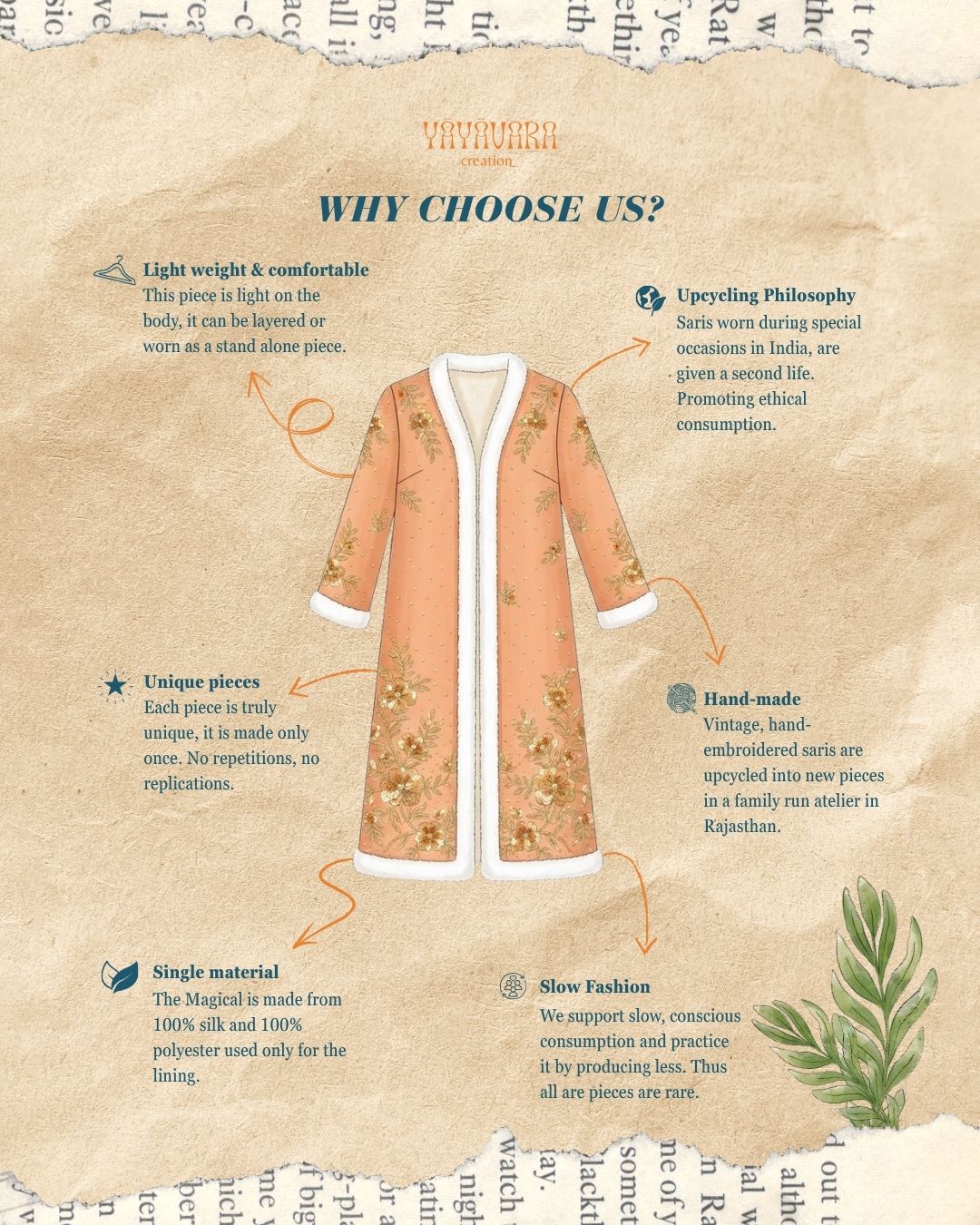 Boho chic pure silk jacket, sustainable fashion from vintage Indian sari upcycling