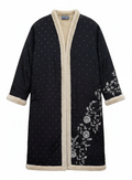 The Magical Flatlay frontside of a long sleeves natural silk embroidered Yayavara Creation