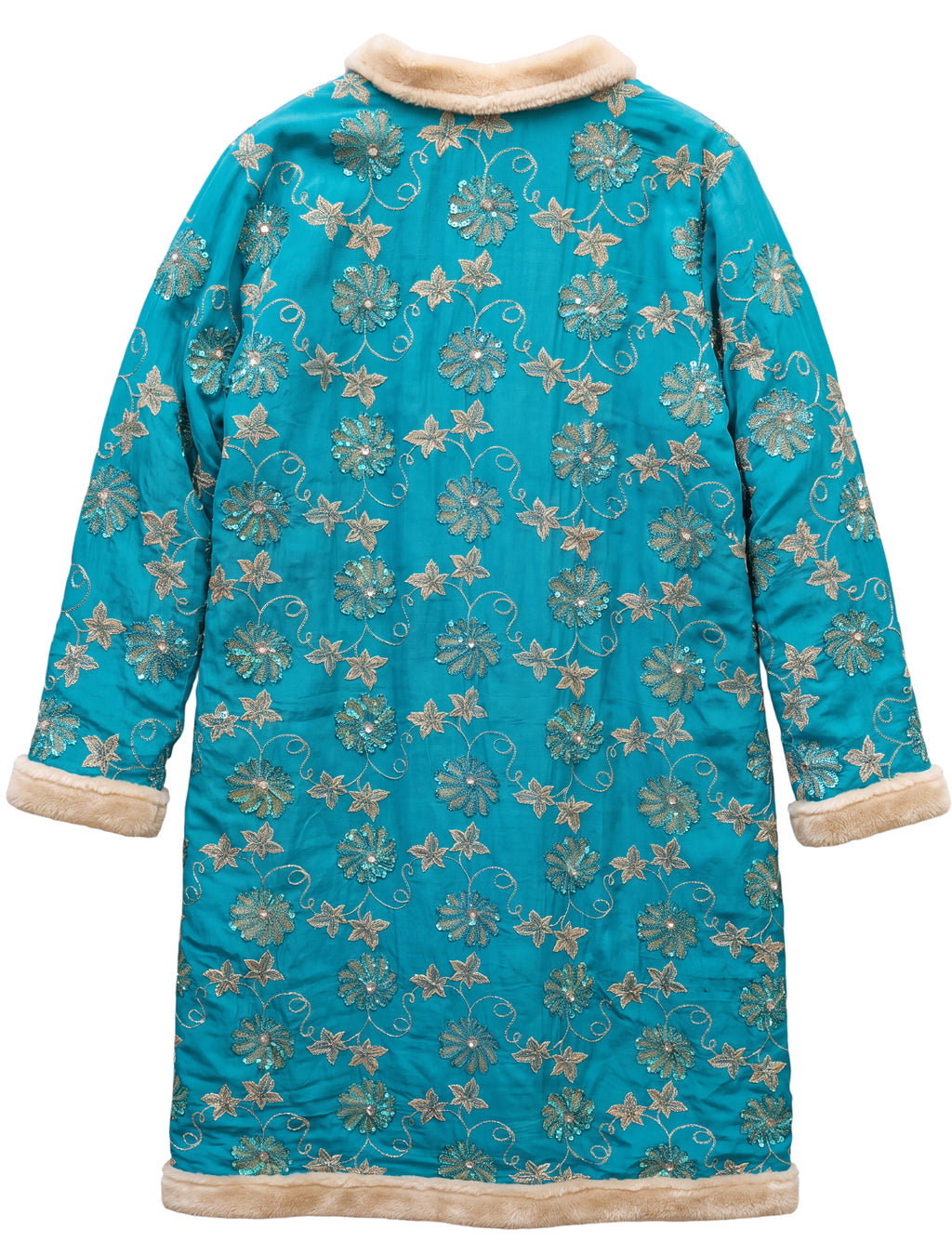 The Magical Sattva flatlay backside silk embroidered coat Yayavara Creation
