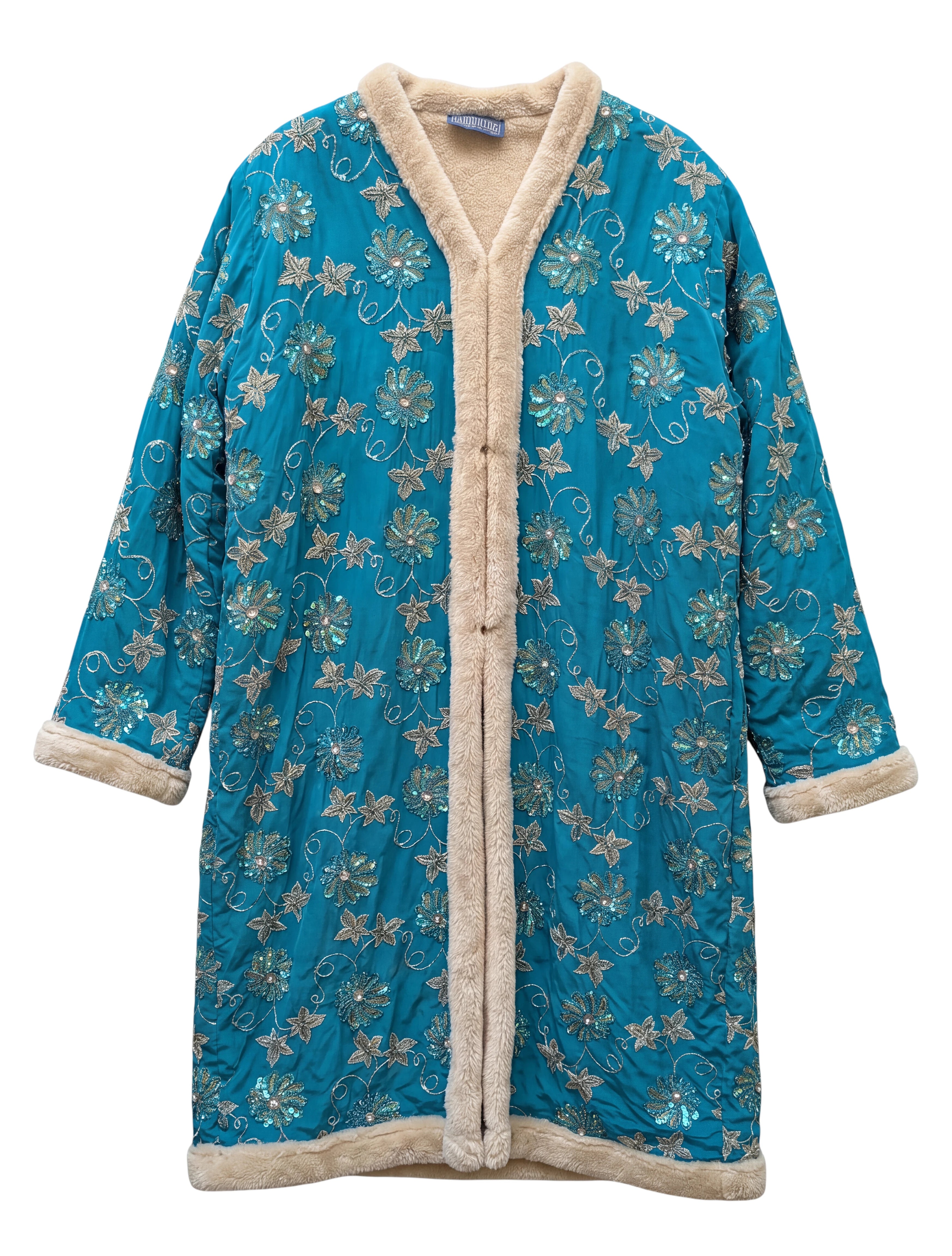 The Magical Sattva flatlay frontside silk embroidered coat Yayavara Creation