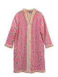 The Magical fronside long sleeves fur lining coat embroidered Yayavara Creation