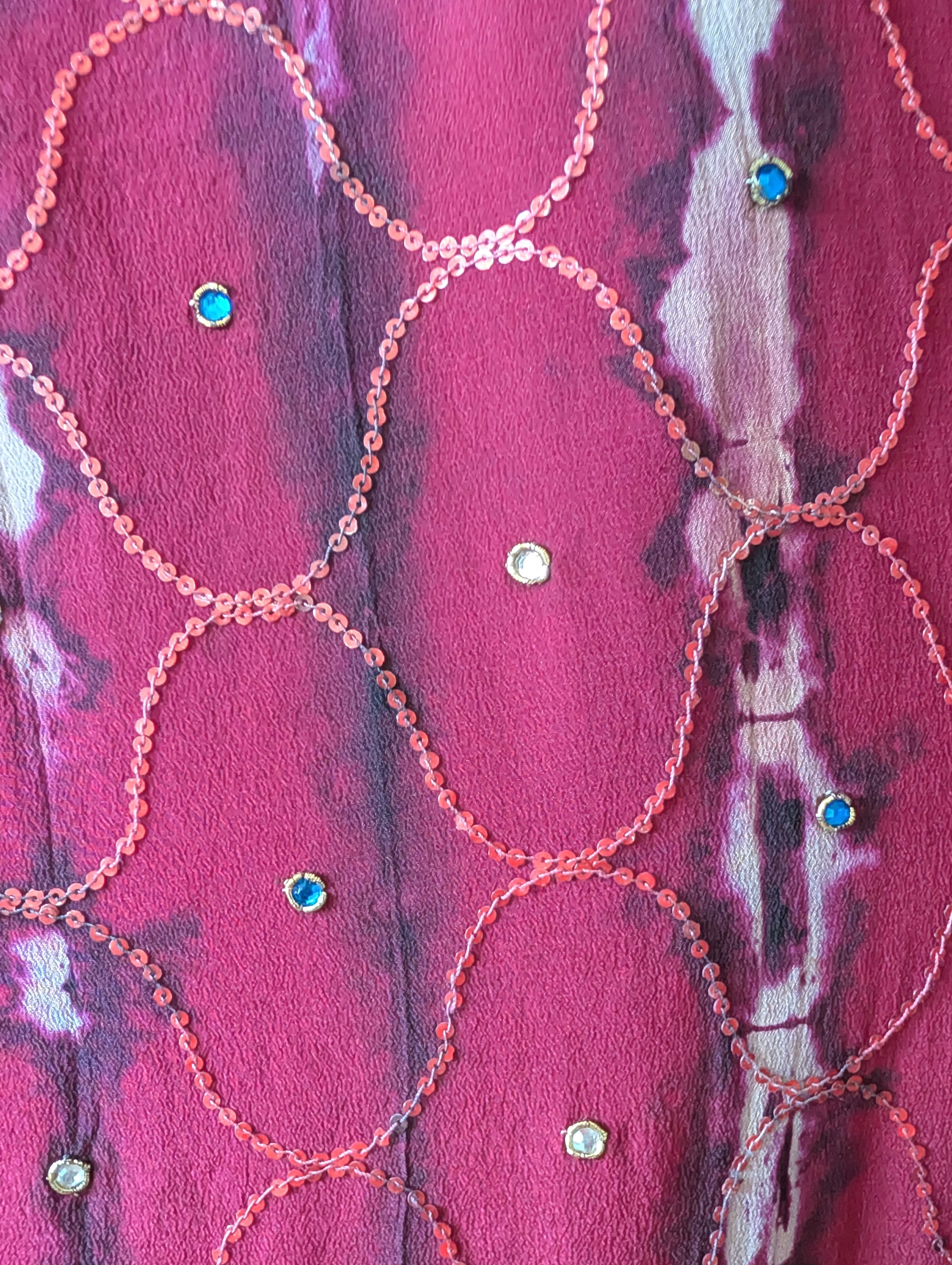 The Ritual Sadhu long coat natural vintage silk details embroidery one of a kind piece of garment Yayavara Creation 