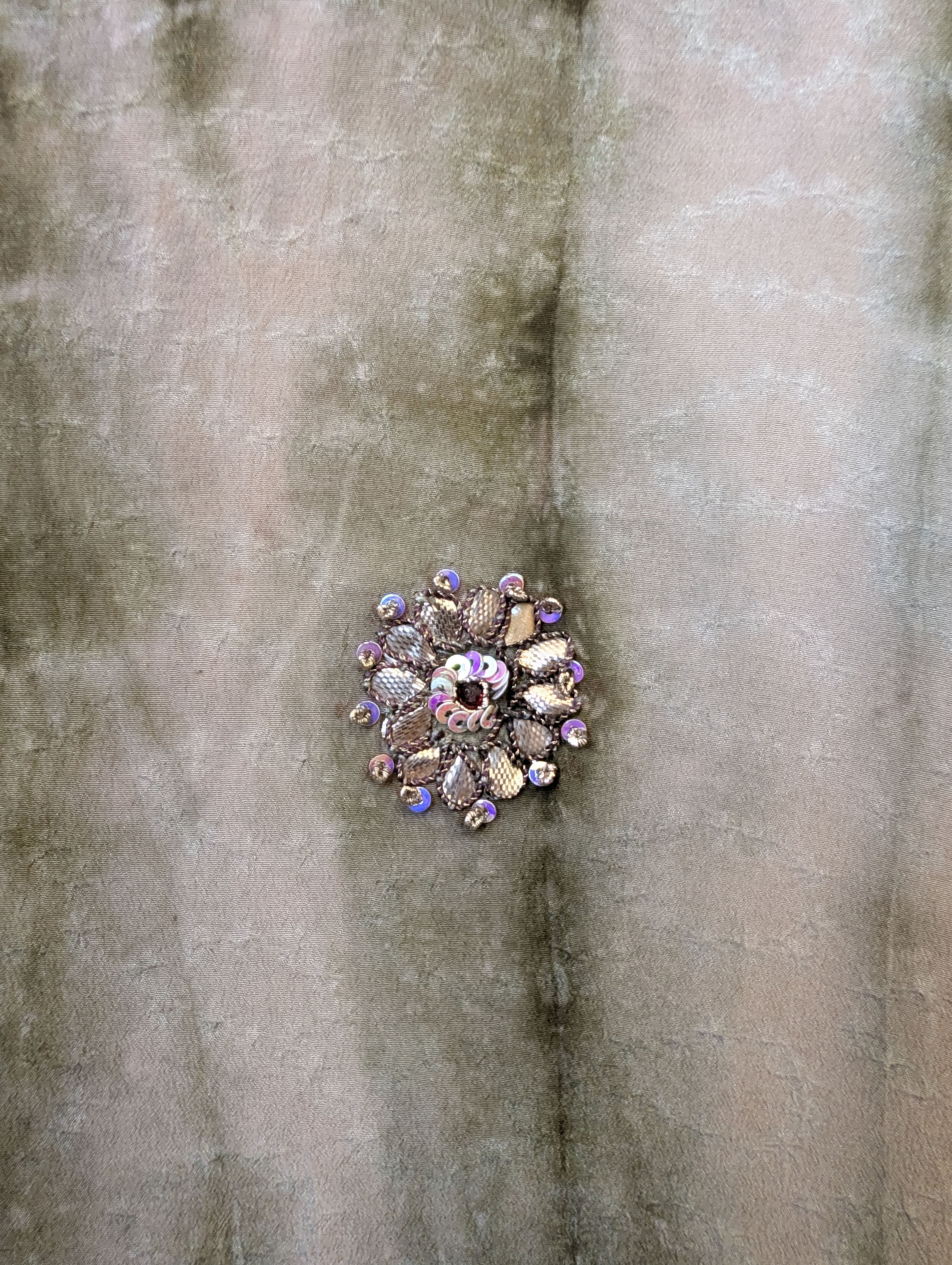 Handmade embroidery The Ceremonial Velvet Shrine