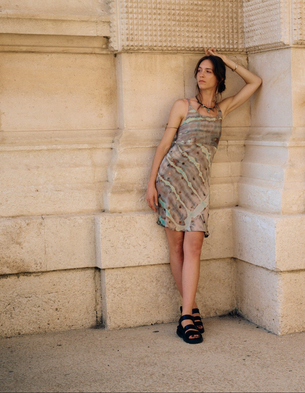 Yayavara Creation The Muse silk unique cute dress summer vibe handmade embroidery