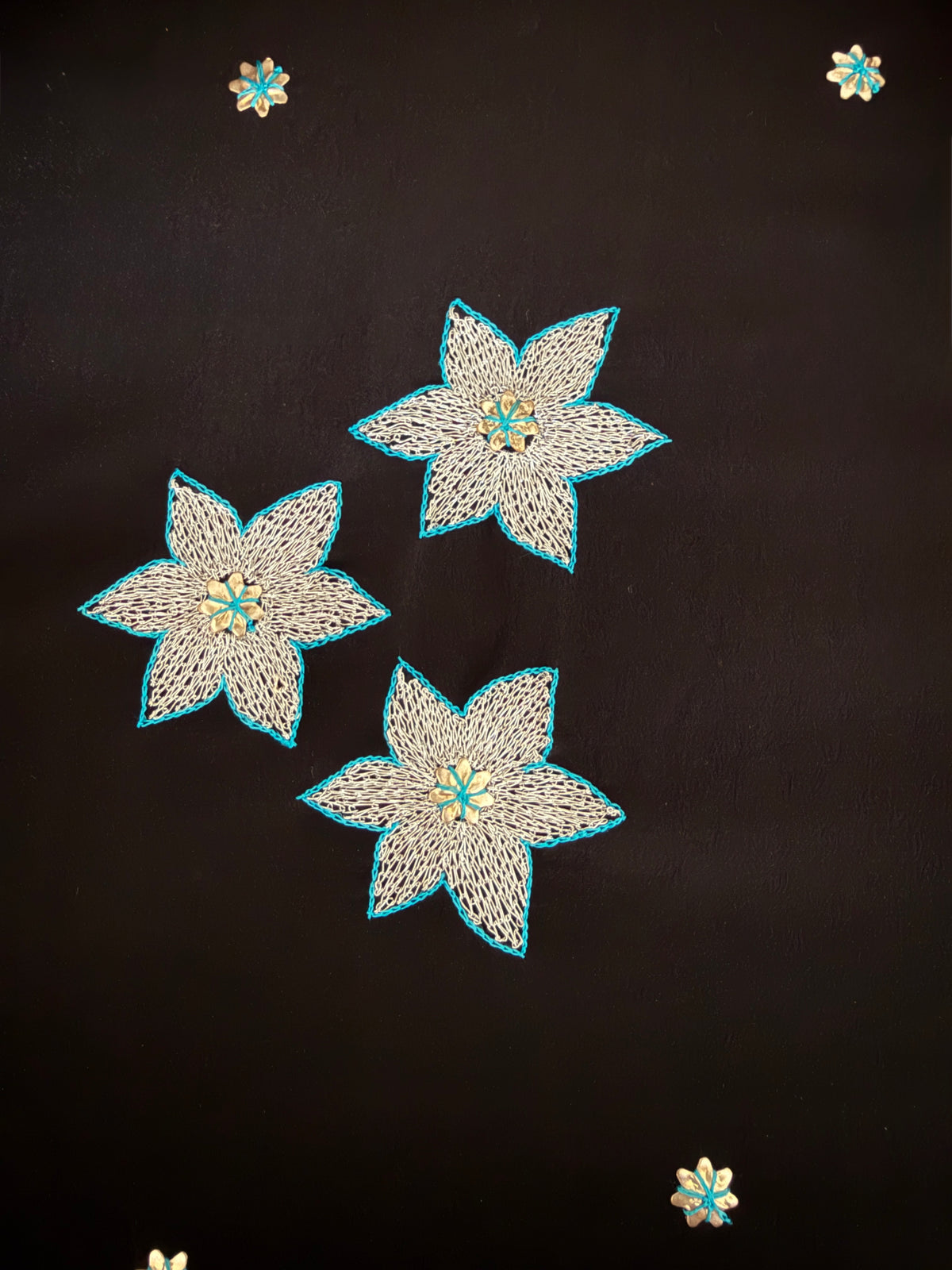 Zoom details embroideries Yayavara Creation