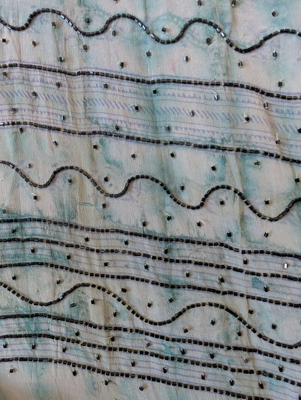 Zoom fabric handmade embroidery 