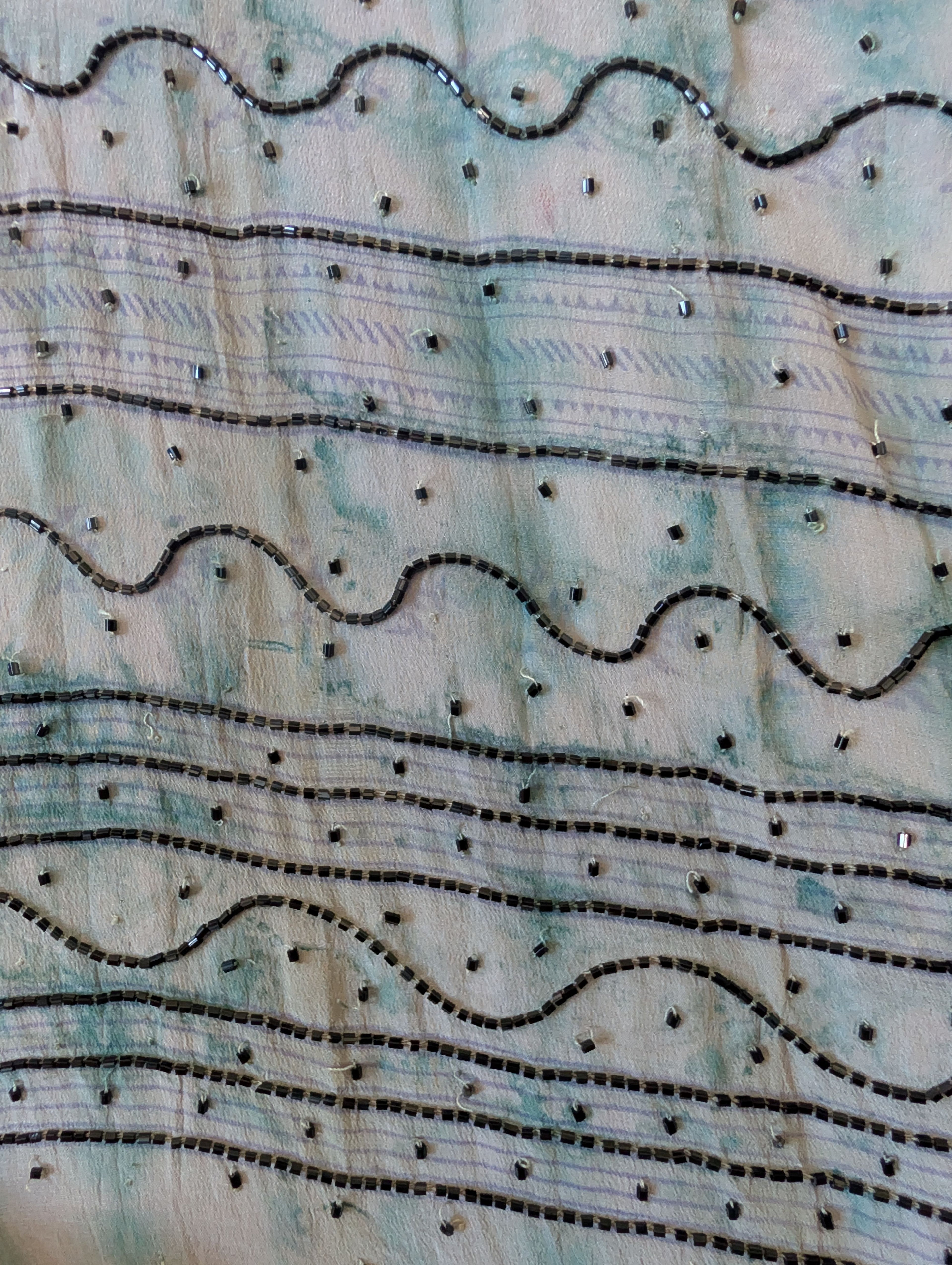 Zoom fabric handmade embroidery 
