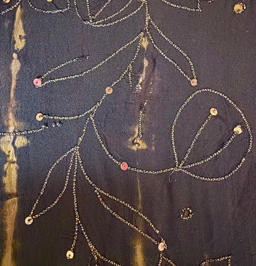 The Eternal · The Witness · Upcycling of vintage Indian sari silk into a one of a kind piece, Yayavara Creation